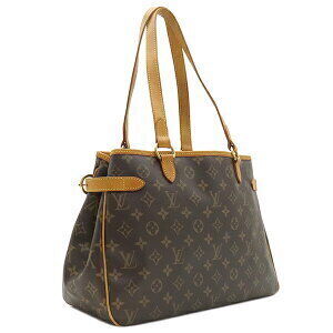 Louis Vuitton Tote Canvas Horizontal Batignolles Monogram Brown Bag